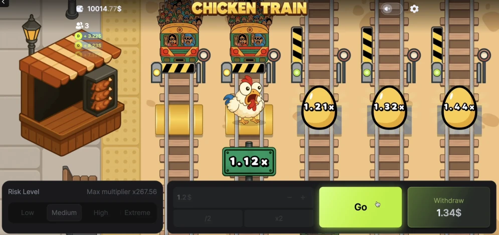 Chicken vs Train Game