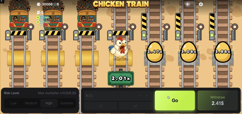 Chicken vs Train